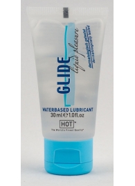 Интимная смазка на водной основе Glide - 30 мл. - HOT - купить с доставкой в Армавире