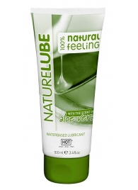 Лубрикант на водной основе NatureLube с алоэ вера - 100 мл. - HOT - купить с доставкой в Армавире
