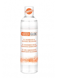 Гель-смазка 2-в-1 MASSAGE   LUBRICANT GUARANA - 300 мл. - Waterglide - купить с доставкой в Армавире