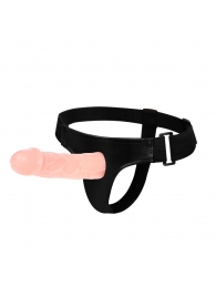 Телесный фаллоимитатор на трусиках Jessica Strap-On - 15,5 см. - Baile - купить с доставкой в Армавире