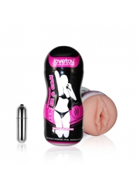 Мастурбатор-вагина Sex In A Can Vibra Vagina Tunnel - Lovetoy - в Армавире купить с доставкой