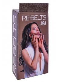 Кляп-трензель Lora с металлическими кольцами - Rebelts - купить с доставкой в Армавире