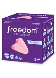 Женские гигиенические тампоны без веревочки FREEDOM normal - 3 шт. - Freedom - купить с доставкой в Армавире