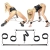 Комплект наручников и наножников с распорками Spread  em Bar and Cuff Set - Pipedream - купить с доставкой в Армавире