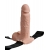Телесный перезаряжаемый вибрострапон 7  Hollow Rechargeable Strap-on with Balls - 20,3 см. - Pipedream - купить с доставкой в Армавире