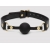 Черный кляп-шар Bound to You Faux Leather Ball Gag - Fifty Shades of Grey - купить с доставкой в Армавире