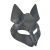 Серая маска Wolf с клепками - Sitabella - купить с доставкой в Армавире