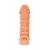 Телесная закрытая насадка с пупырышками Cock Sleeve Size M - 15,6 см. - KOKOS - в Армавире купить с доставкой