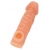 Телесная закрытая насадка с шершавой головкой Cock Sleeve Size L - 17,6 см. - KOKOS - в Армавире купить с доставкой