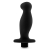 Черный анальный вибромассажёр Silicone Vibrating Prostate Massager 02 - 10,8 см. - Blush Novelties - в Армавире купить с доставкой