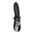 Черный анальный вибратор Hot Passion с функцией нагрева - Satisfyer - в Армавире купить с доставкой