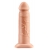 Телесный реалистичный фаллоимитатор с полостью Silicone Hollow Extension - 20 см. - Pipedream - купить с доставкой в Армавире