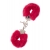 Металлические наручники с красной меховой опушкой METAL HANDCUFF WITH PLUSH RED - Dream Toys - купить с доставкой в Армавире