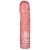 Розовая фаллическая насадка Vac-U-Lock 8  Crystal Jellies Dong - 20,3 см. - Doc Johnson - купить с доставкой в Армавире