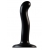 Черный фаллоимитатор-насадка Strap-On-Me P G spot Dildo size S - 16,4 см. - Strap-on-me - купить с доставкой в Армавире