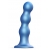 Голубая насадка Strap-On-Me Dildo Plug Balls size S - Strap-on-me - купить с доставкой в Армавире