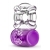 Фиолетовое эрекционное виброкольцо Pleaser Rechargeable C-Ring - Blush Novelties - в Армавире купить с доставкой