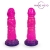 Розовый рельефный фантазийный фаллоимитатор - 20 см. - Bior toys - купить с доставкой в Армавире