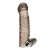 Дымчатая насадка на пенис с вибрацией  Vibrating Penis Enhancing Sleeve Extension - 13,3 см. - BlueLine - в Армавире купить с доставкой