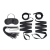 Эротический набор 4PC Bondage Bed Strap   Flogger Kit - Lux Fetish - купить с доставкой в Армавире