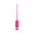 Розовый тонкий стимулятор Nipple Vibrator - 23 см. - I-MOON - купить с доставкой в Армавире