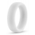 Белое люминесцентное эрекционное кольцо Silicone Glo Cock Ring - Blush Novelties - в Армавире купить с доставкой
