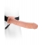 Фаллопротез телесного цвета Hollow Strap-On - 29 см. - Pipedream - купить с доставкой в Армавире