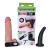 Страпон с 2 насадками и вибрацией UniStrap - 19 и 12 см. - LOVETOY (А-Полимер) - купить с доставкой в Армавире