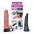 Страпон с 2 насадками и вибрацией UniStrap - 20 и 18 см. - LOVETOY (А-Полимер) - купить с доставкой в Армавире