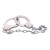 Наручники из металла с длинной цепочкой CHROME HANDCUFFS METAL HANDCUFFS W. KEY - NMC - купить с доставкой в Армавире