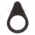 Чёрное эрекционное кольцо LIT-UP SILICONE STIMU RING 1 BLACK - Dream Toys - в Армавире купить с доставкой