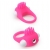 Розовое эрекционное кольцо с щеточкой LIT-UP SILICONE STIMU RING 5 - Dream Toys - в Армавире купить с доставкой