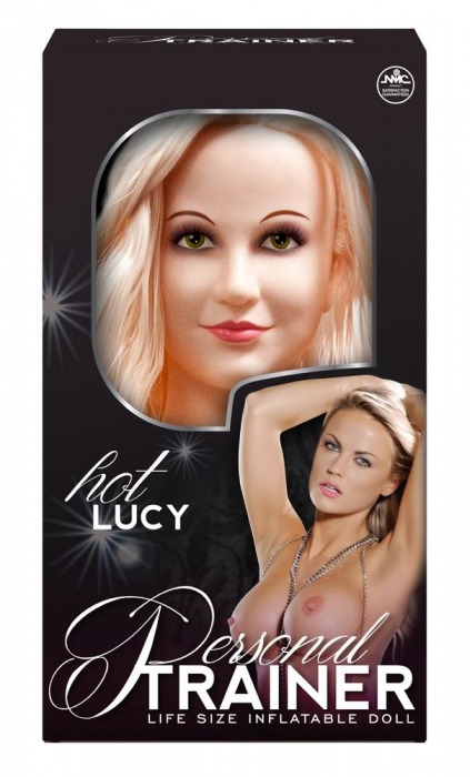 Надувная кукла с вибрацией и 2 любовными отверстиями Hot Lucy Lifesize Love Doll - NMC - в Армавире купить с доставкой