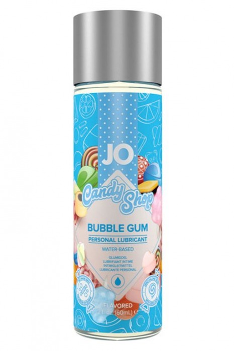 Смазка на водной основе Candy Shop Bubblegum с ароматом жвачки - 60 мл. - System JO - купить с доставкой в Армавире