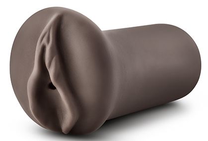Коричневый мастубратор-вагина Nicole s Kitty - Blush Novelties - в Армавире купить с доставкой