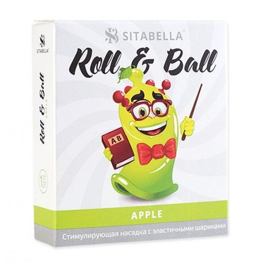 Стимулирующий презерватив-насадка Roll   Ball Apple - Sitabella - купить с доставкой в Армавире