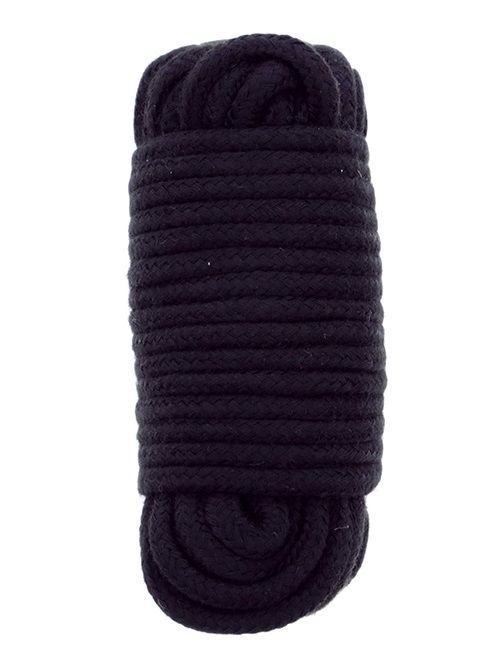 Черная веревка для связывания BONDX LOVE ROPE - 10 м. - Dream Toys - купить с доставкой в Армавире