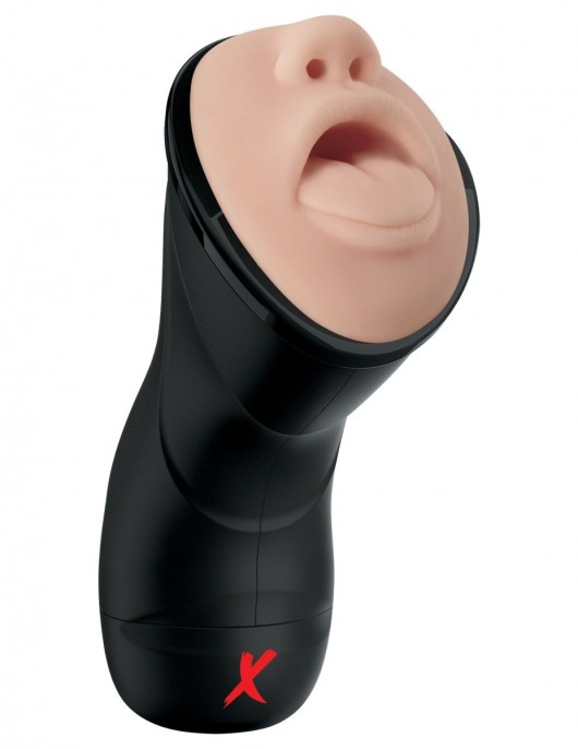 Мастурбатор-ротик Deep Throat Vibrating Stroker - Pipedream - в Армавире купить с доставкой