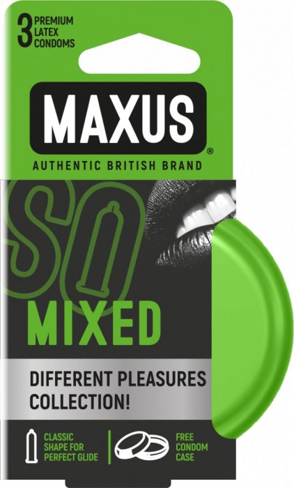 Презервативы в железном кейсе MAXUS Mixed - 3 шт. - Maxus - купить с доставкой в Армавире