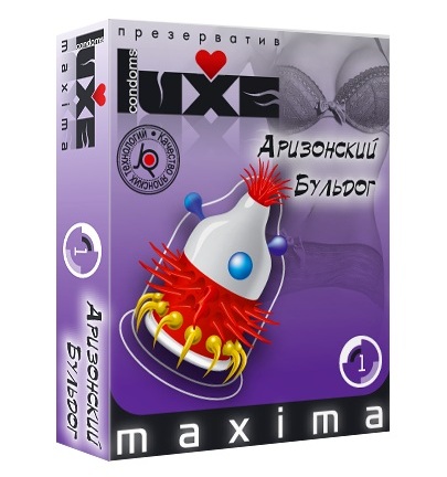 Презерватив LUXE Maxima  Аризонский Бульдог  - 1 шт. - Luxe - купить с доставкой в Армавире