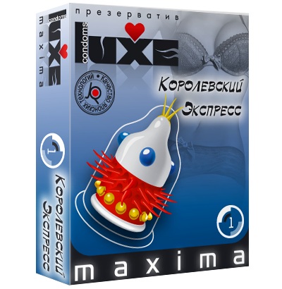 Презерватив LUXE Maxima  Королевский экспресс  - 1 шт. - Luxe - купить с доставкой в Армавире