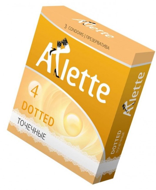 Презервативы Arlette Dotted с точечной текстурой - 3 шт. - Arlette - купить с доставкой в Армавире
