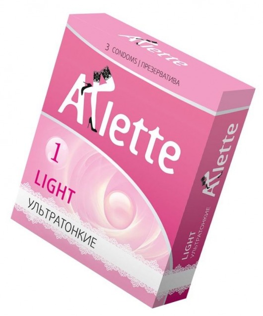 Ультратонкие презервативы Arlette Light - 3 шт. - Arlette - купить с доставкой в Армавире