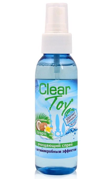 Очищающий спрей для игрушек CLEAR TOY Tropic - 100 мл. - Биоритм - купить с доставкой в Армавире