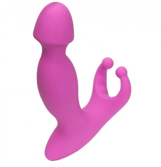 Розовый стимулятор простаты с усиками - 15 см. - 4sexdreaM - в Армавире купить с доставкой