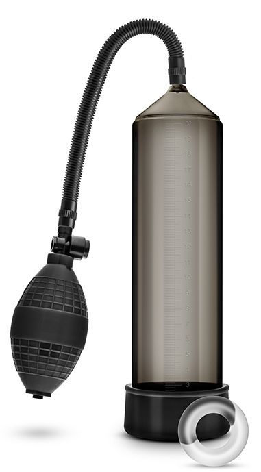 Черная вакуумная помпа VX101 Male Enhancement Pump - Blush Novelties - в Армавире купить с доставкой