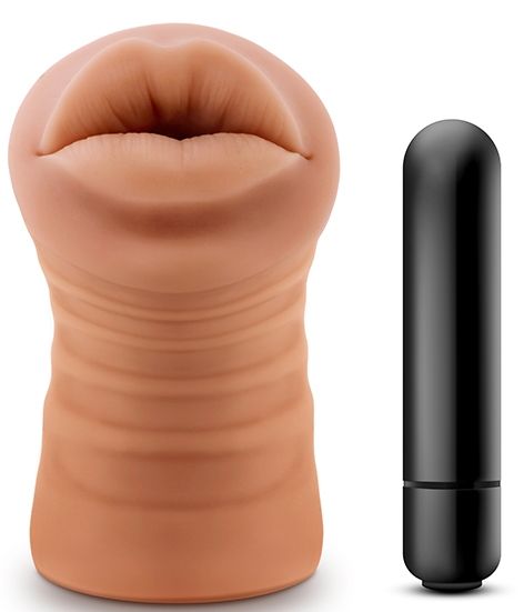 Кофейный мастурбатор-ротик Isabella - Blush Novelties - в Армавире купить с доставкой