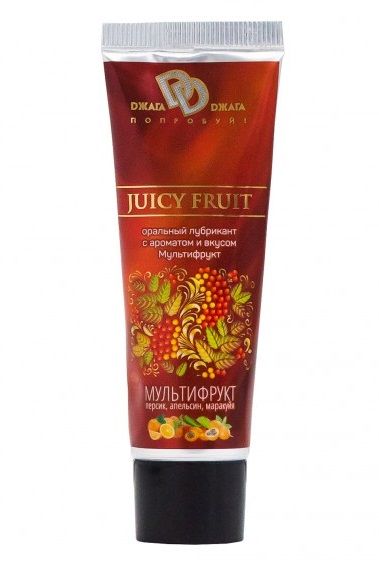 Интимный съедобный лубрикант JUICY FRUIT с ароматом фруктов - 30 мл. - БиоМед - купить с доставкой в Армавире