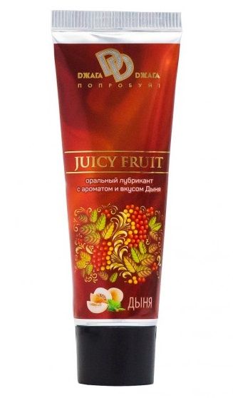 Интимный съедобный лубрикант JUICY FRUIT с ароматом дыни - 30 мл. - БиоМед - купить с доставкой в Армавире