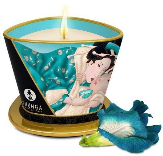 Массажная свеча Island Blossoms - 170 мл. - Shunga - купить с доставкой в Армавире